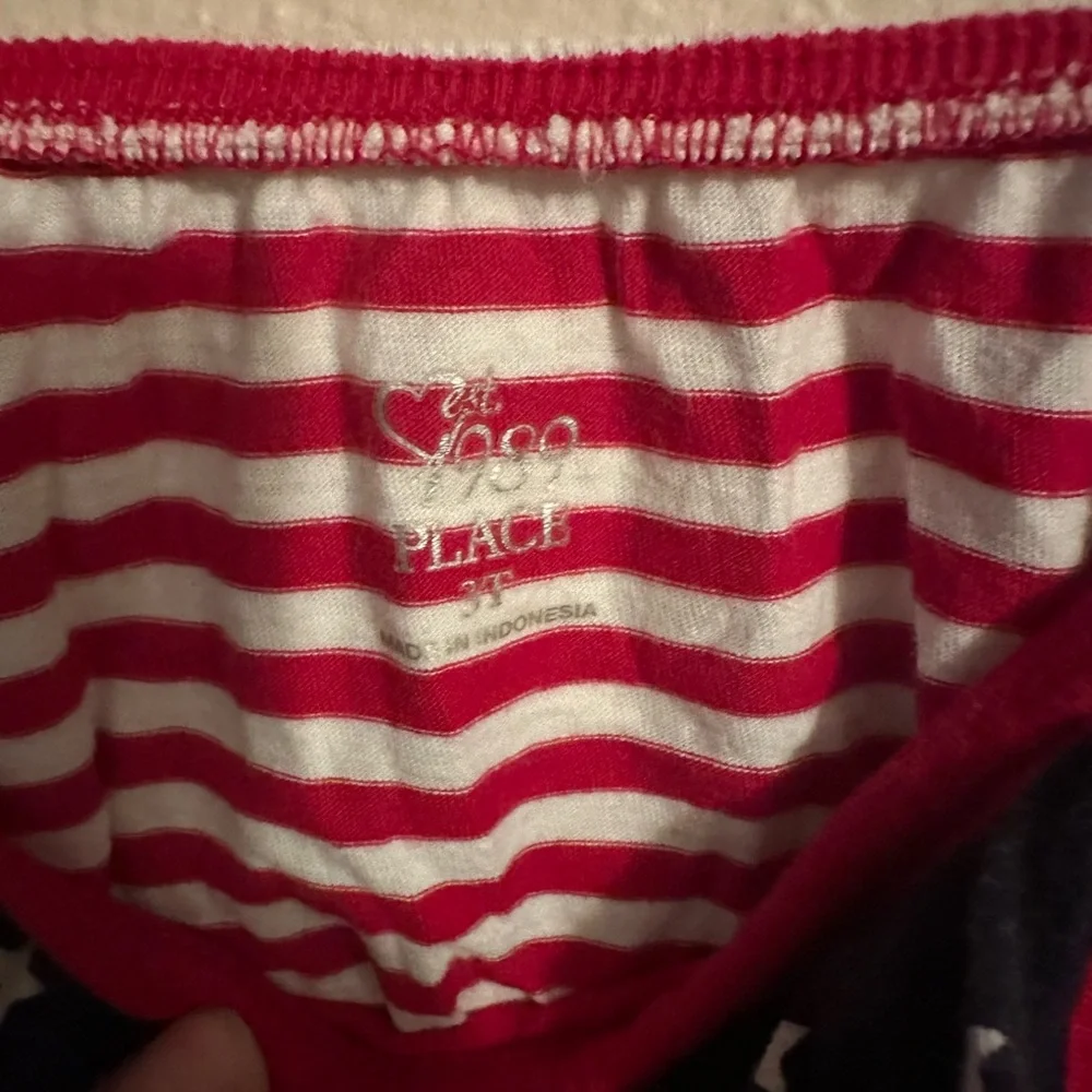 The Children’s Place - Red, White and Blue Striped Dress 3T